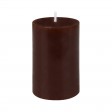 2 x 3 Inch Brown Pillar Candle