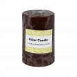 2 x 3 Inch Brown Pillar Candle