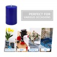 2 x 3 Inch Blue Pillar Candle