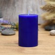 2 x 3 Inch Blue Pillar Candle