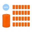 2 x 3 Inch Orange Pillar Candle (24pcs/Case) Bulk