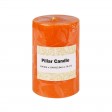2 x 3 Inch Orange Pillar Candle (24pcs/Case) Bulk