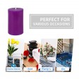 2 x 3 Inch Purple Pillar Candle (24pcs/Case) Bulk