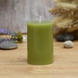 2 x 3 Inch Sage Green Pillar Candle
