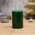 2 x 3 Inch Hunter Green Pillar Candle