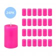 2 x 3 Inch Hot Pink Pillar Candle (24pcs/Case) Bulk