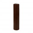 2 x 9 Inch Brown Pillar Candle