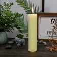 2 x 9 Inch Ivory Pillar Candle