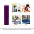 2 x 9 Inch Purple Pillar Candle