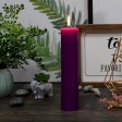 2 x 9 Inch Purple Pillar Candle (12pcs/Case) Bulk