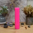 2 x 9 Inch Hot Pink Pillar Candle