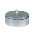 Metallic Silver Tealight Candles (50pcs/Pack)