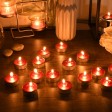 Metallic Red Tealight Candles (600pcs/Case) Bulk