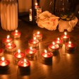 Metallic Red Tealight Candles (600pcs/Case) Bulk