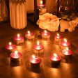 Metallic Purple Tealight Candles (50pcs/Pack)