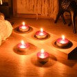 Metallic Purple Tealight Candles (50pcs/Pack)