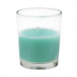Aqua Round Glass Votive Candles (12pc/Box)