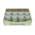 Sage Green Round Glass Votive Candles (96pcs/Case) Bulk