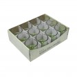 Sage Green Round Glass Votive Candles (96pcs/Case) Bulk