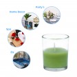 Sage Green Round Glass Votive Candles (96pcs/Case) Bulk
