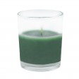 Hunter Green Round Glass Votive Candles (12pc/Box)