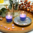 Blue Round Glass Votive Candles (96pcs/Case) Bulk