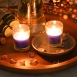 Blue Round Glass Votive Candles (96pcs/Case) Bulk