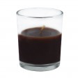 Brown Round Glass Votive Candles (12pc/Box)