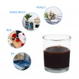 Brown Round Glass Votive Candles (12pc/Box)