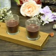 Brown Round Glass Votive Candles (12pc/Box)