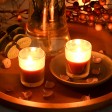 Brown Round Glass Votive Candles (96pcs/Case) Bulk