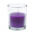 Purple Round Glass Votive Candles (12pc/Box)