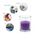 Purple Round Glass Votive Candles (96pcs/Case) Bulk