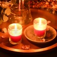 Purple Round Glass Votive Candles (96pcs/Case) Bulk