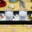 Lavender Round Glass Votive Candles (12pc/Box)