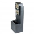 32 Inch Contemporary  Finish with Rock Texture Fountain and Led Light
