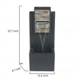 32 Inch Contemporary  Finish with Rock Texture Fountain and Led Light
