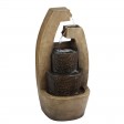 32 Inch Cascade Water Fountain with Led Light