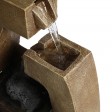 32 Inch Cascade Water Fountain with Led Light