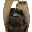 32 Inch Cascade Water Fountain with Led Light