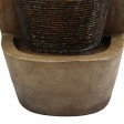 32 Inch Cascade Water Fountain with Led Light