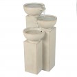3 Tier Bowls Water Fountain with Led Light