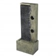 40 Inch Contemporary Cacade Water Fountain with Led Belt