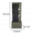 40 Inch Contemporary Cacade Water Fountain with Led Belt