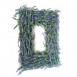 Double face lavender wooden-frame