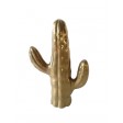 CERAMIC CACTUS GOLD COLOR