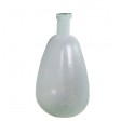 17.75" Suava Frosted Glass Vase