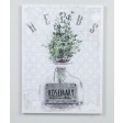 15.74 Inch H white/green 3D canvas wall art