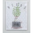 15.74 Inch H white/green 3D canvas wall art