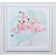 19.68 Inch H pink/green 3D canvas wall art
